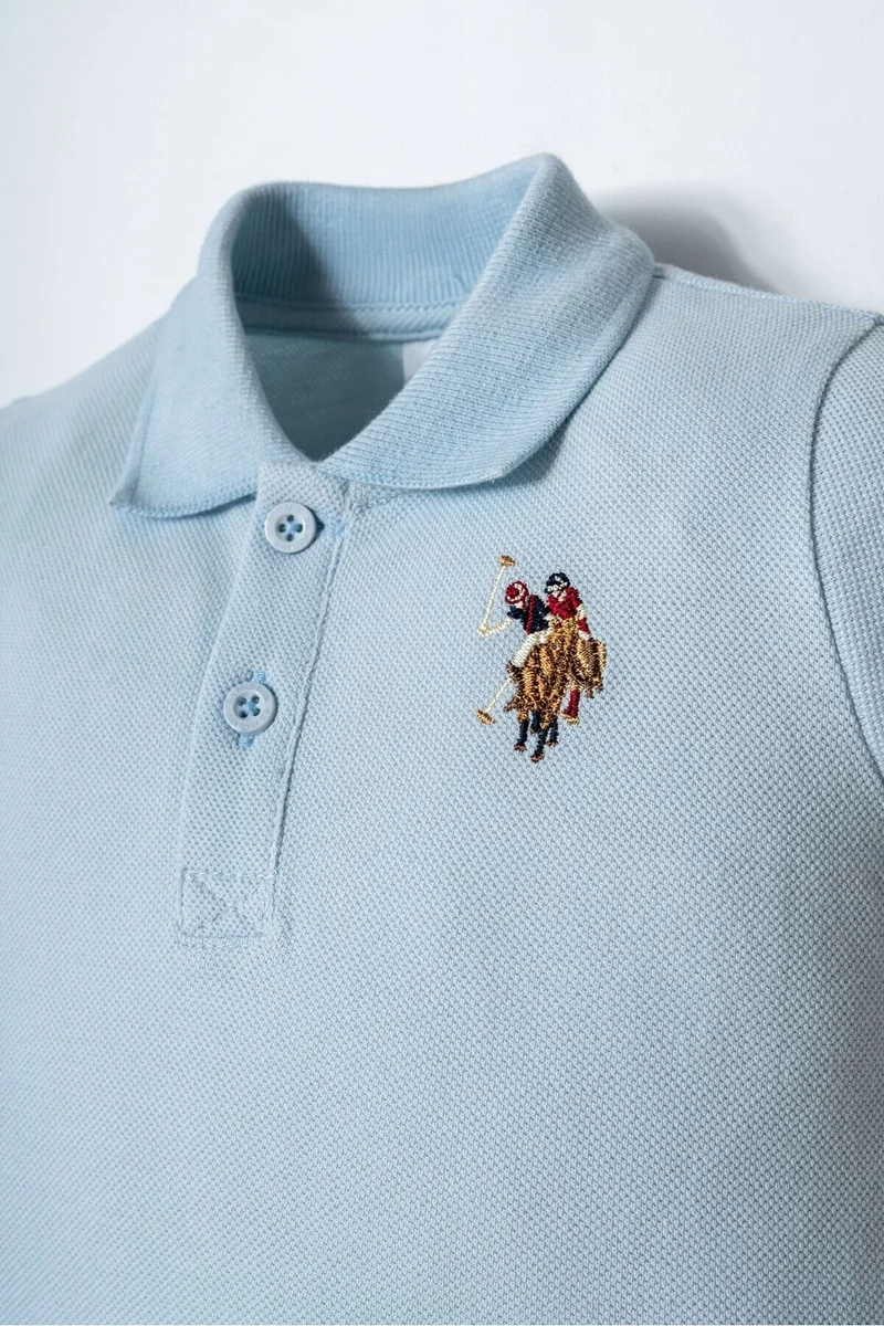 U.S. Polo Assn. U.S. Polo Assn. Baby Boys Blue Shorts Set